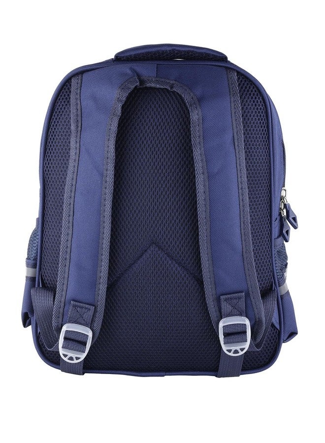 ZEVORA Kids Backpack - Cartoon Happy Astronaut Design (Dark Blue) Waterproof Shoulder Bag (Dark Blue, 13 inch) - Image 5